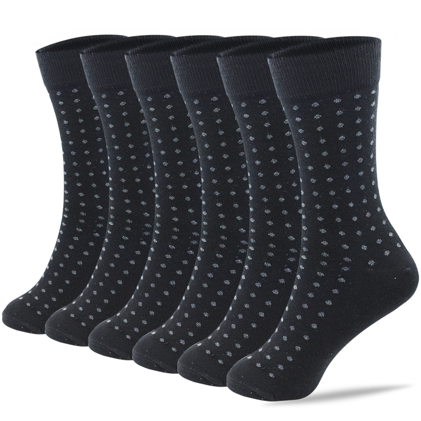 Men's Heel & Toe Multi Colored Cotton Socks - Pack of 6