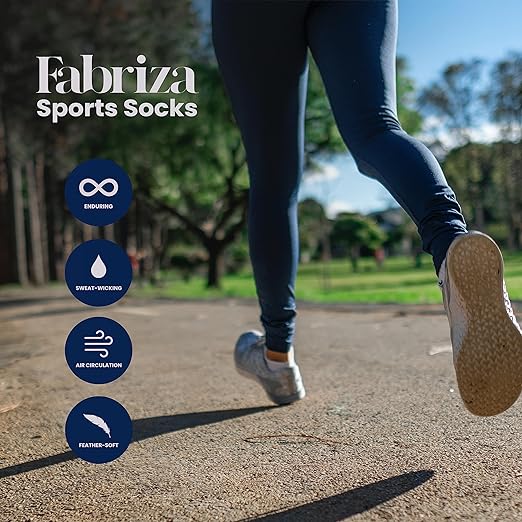 White Mesh Trainer Socks - Cushioned Running Ankle Socks (Pack of 6)