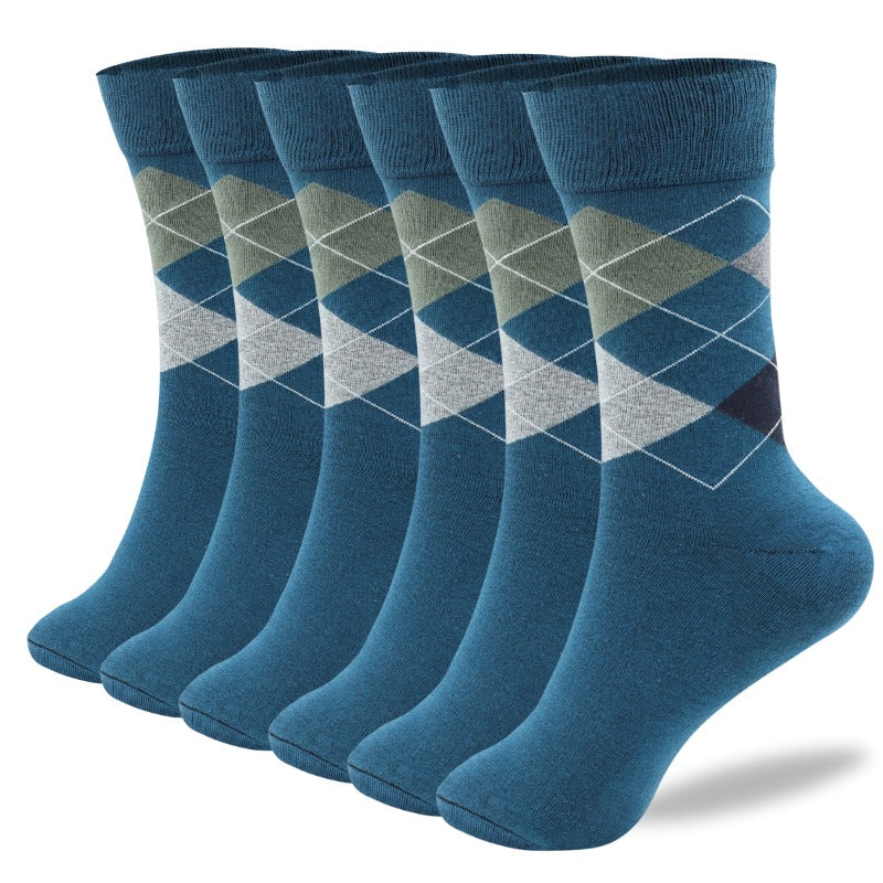 Dress Socks - Formal & Casual Wear Cotton Mens Socks Multipack (Pack of 6)