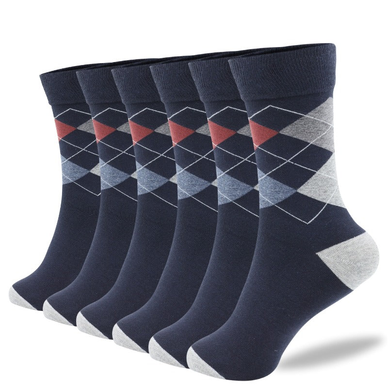 Dress Socks - Formal & Casual Wear Cotton Mens Socks Multipack (Pack of 6)